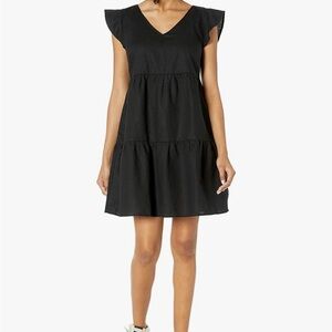 NWT Goodthreads Relaxed Fit Linen blend flutter sleeve dress